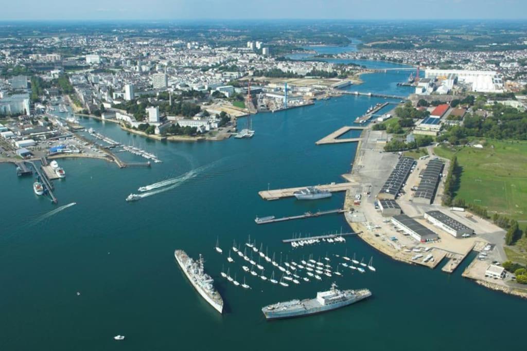 Joli T2 En Centre-Ville Lorient Avec Balcon Cosy Exterior foto